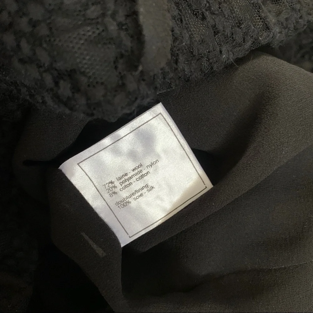 CHANEL houndstooth embroidery